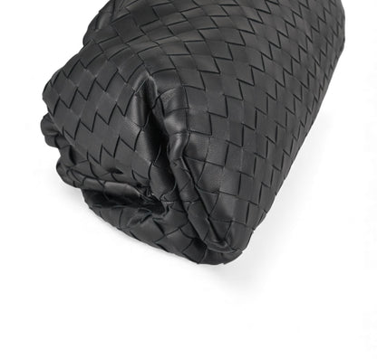 Burgundy Woven Maxi Pouch