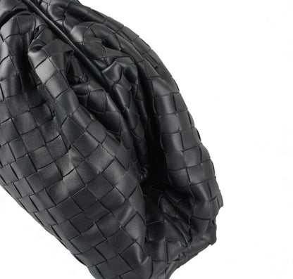 Burgundy Woven Maxi Pouch