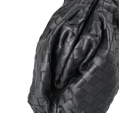 Burgundy Woven Maxi Pouch