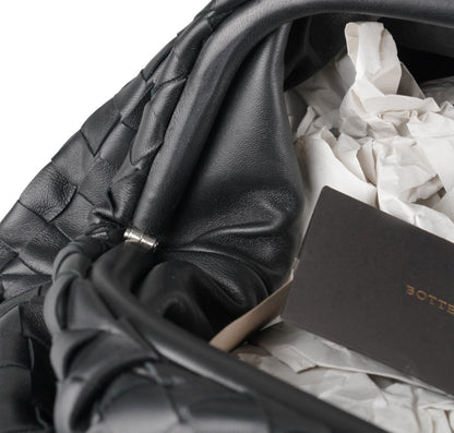 Burgundy Woven Maxi Pouch