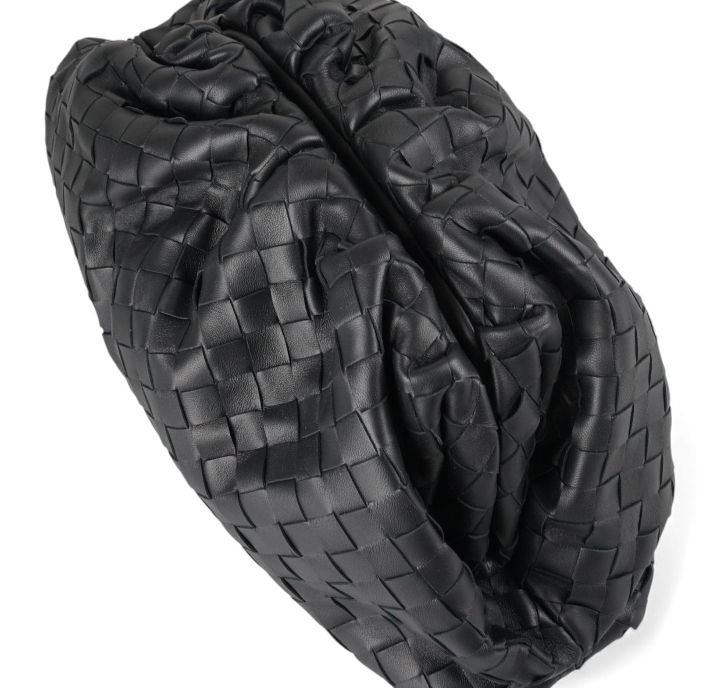 Burgundy Woven Maxi Pouch