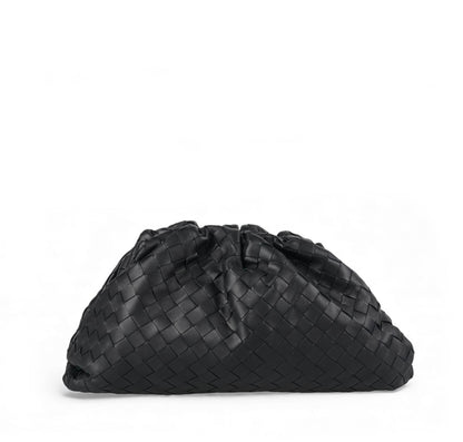 Burgundy Woven Maxi Pouch