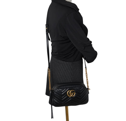 GG Marmont Camera Bag Small Black