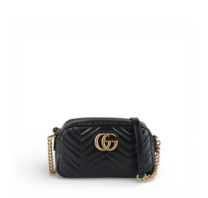 GG Marmont Camera Bag Small Black