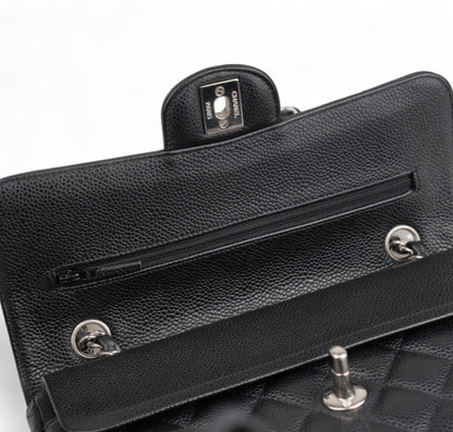 Timeless Classic Caviar Silver Black