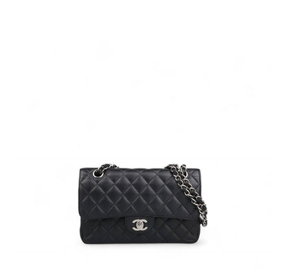 Timeless Classic Caviar Silver Black