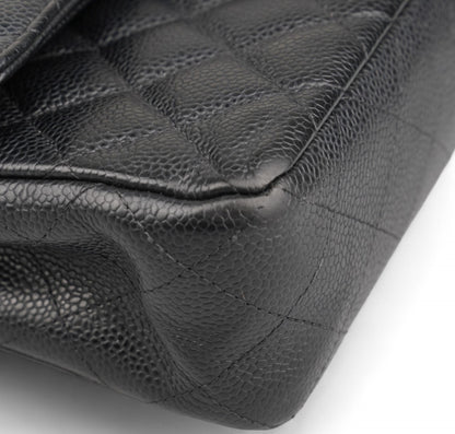 Timeless Classic Caviar Silver Black