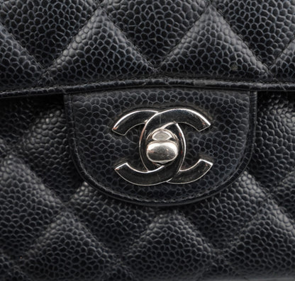 Timeless Classic Caviar Silver Black