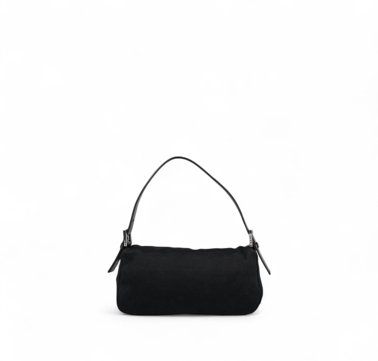 Black Nylon Baguette