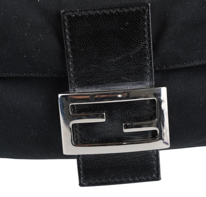 Black Nylon Baguette