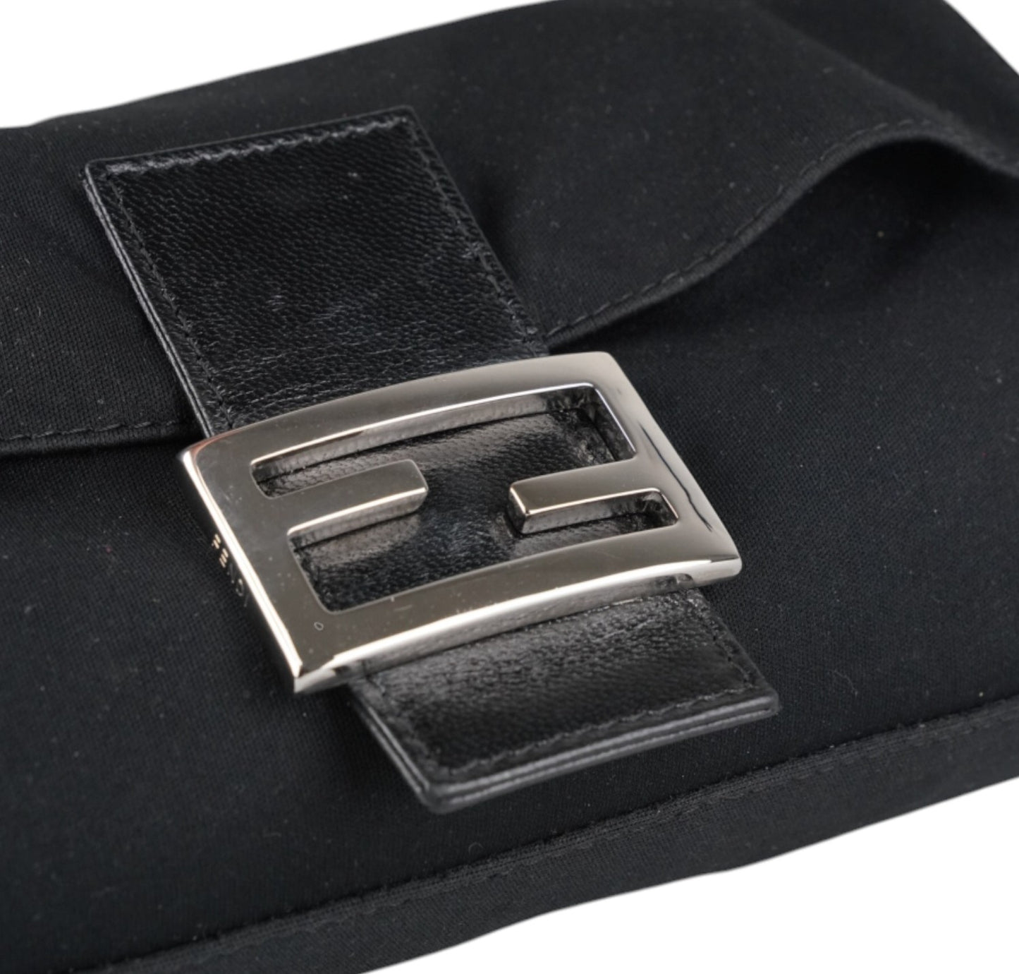 Black Nylon Baguette