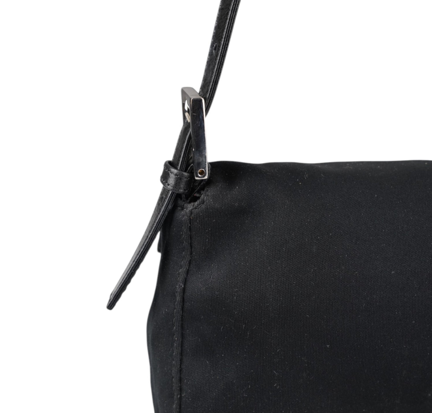 Black Nylon Baguette