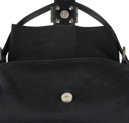 Black Nylon Baguette