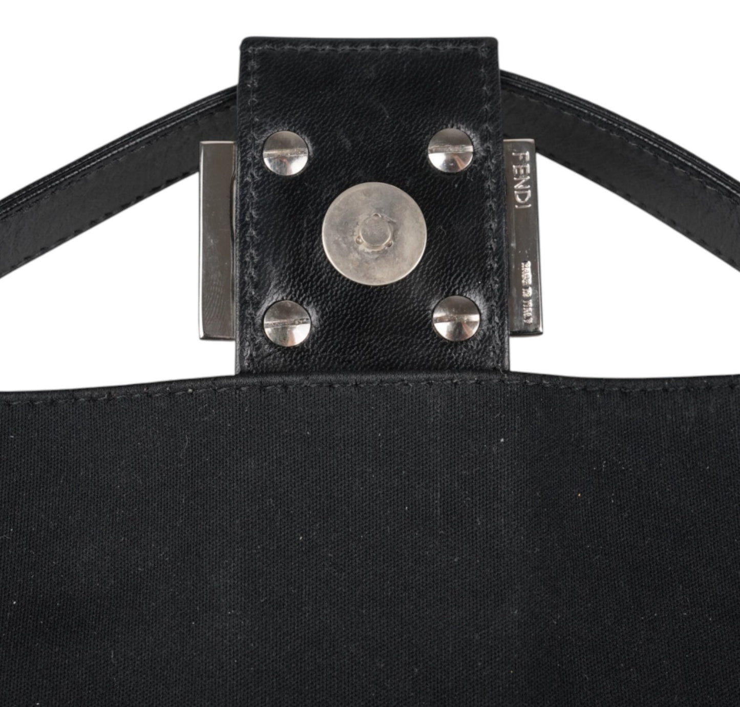 Black Nylon Baguette
