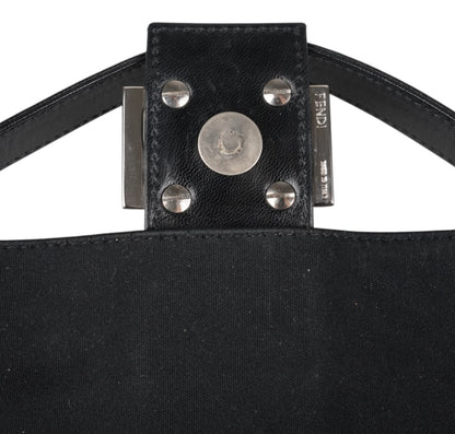 Black Nylon Baguette