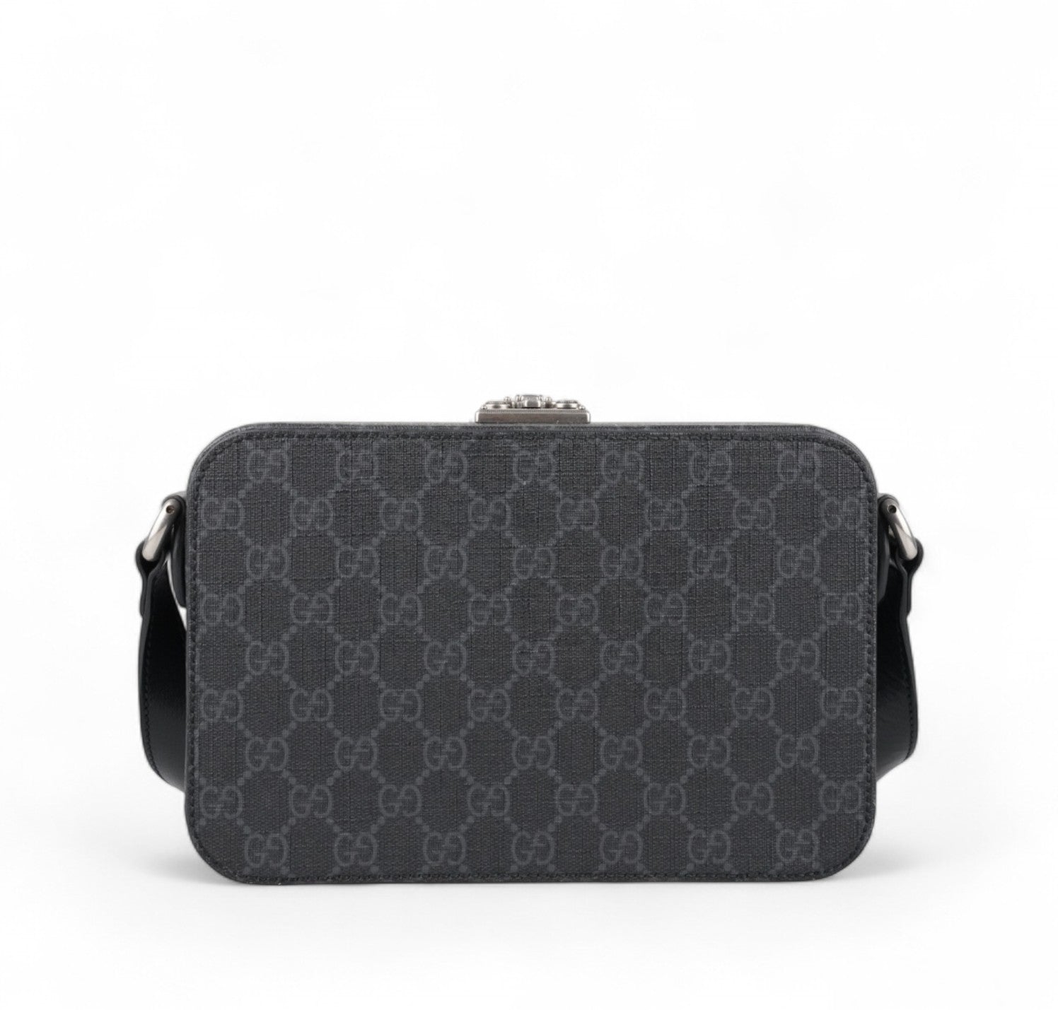 GUCCI Hard Trunk GG Supreme Tela Monogram Borsa a tracolla – Baggy