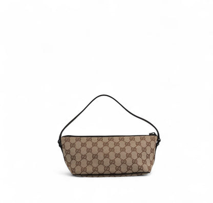 Beige Boat Clutch 