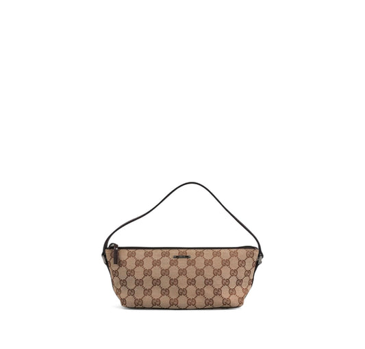 Beige Boat Clutch 