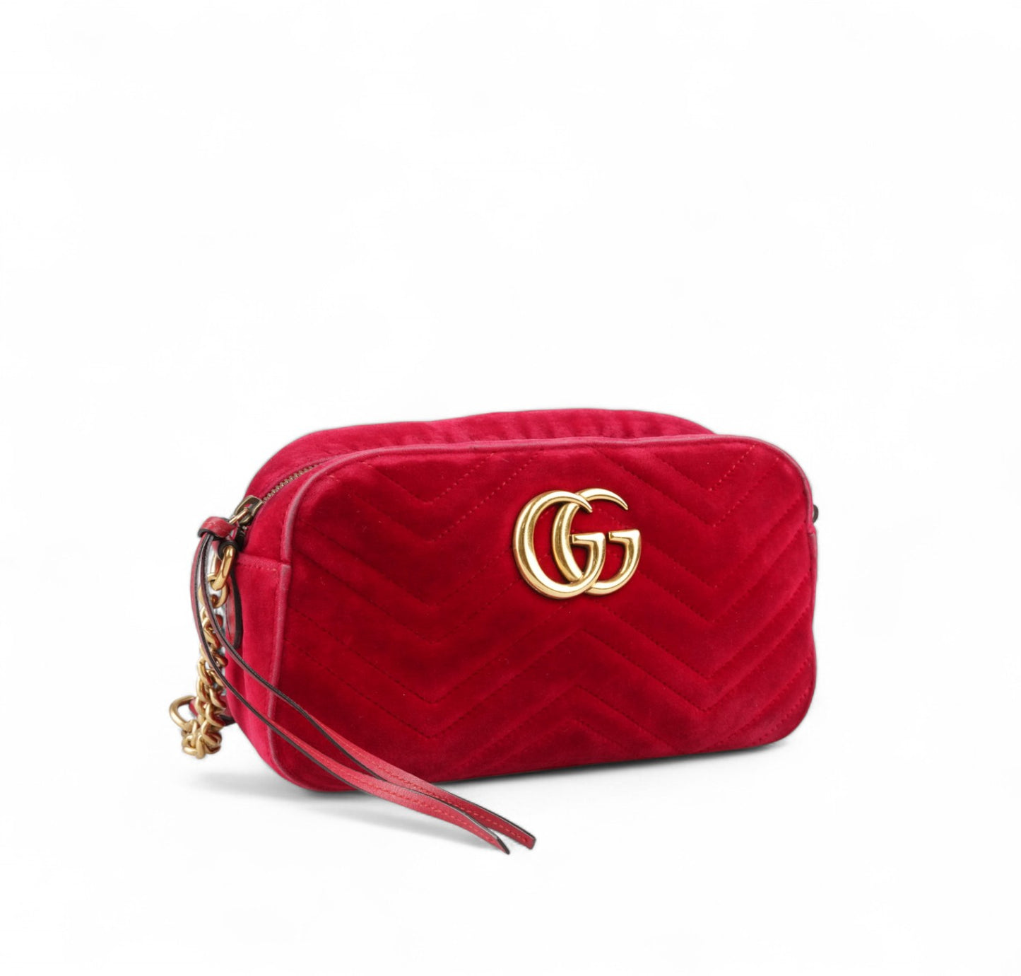 Camera Bag Velluto Rossa