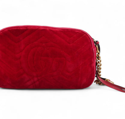 Camera Bag Velluto Rossa
