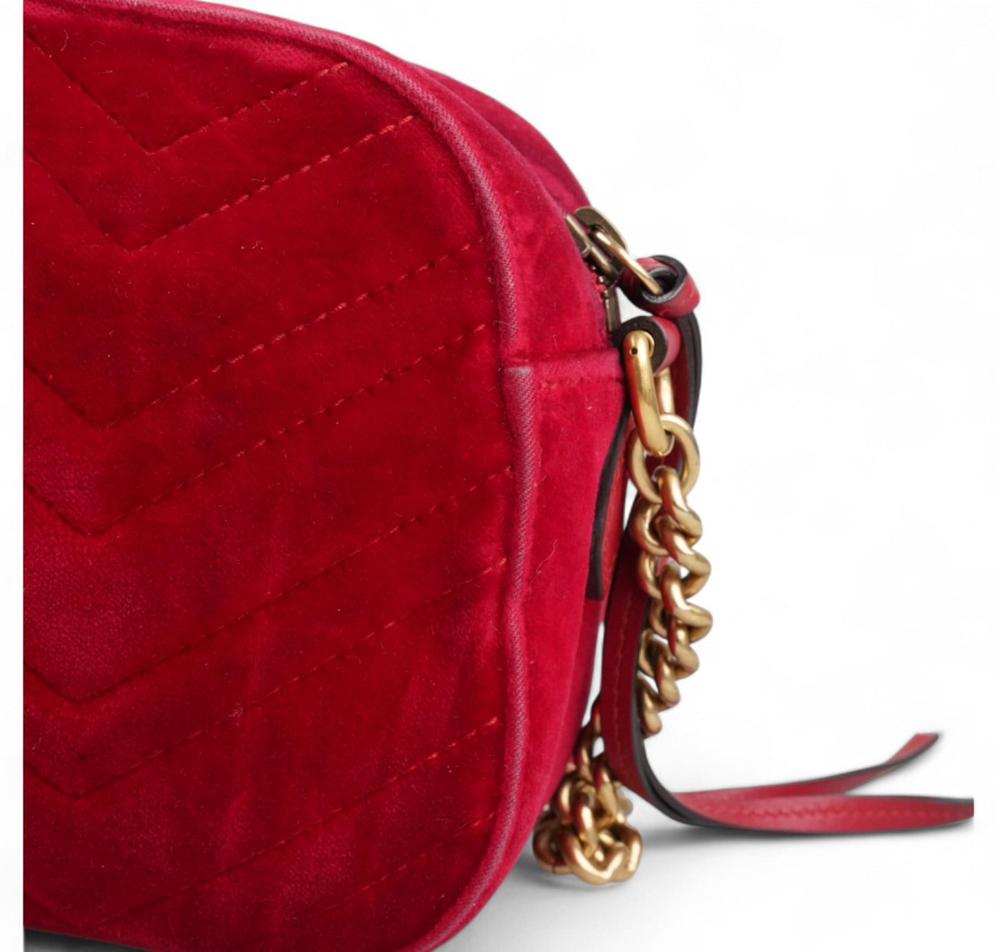 Camera Bag Velluto Rossa