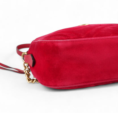 Camera Bag Velluto Rossa