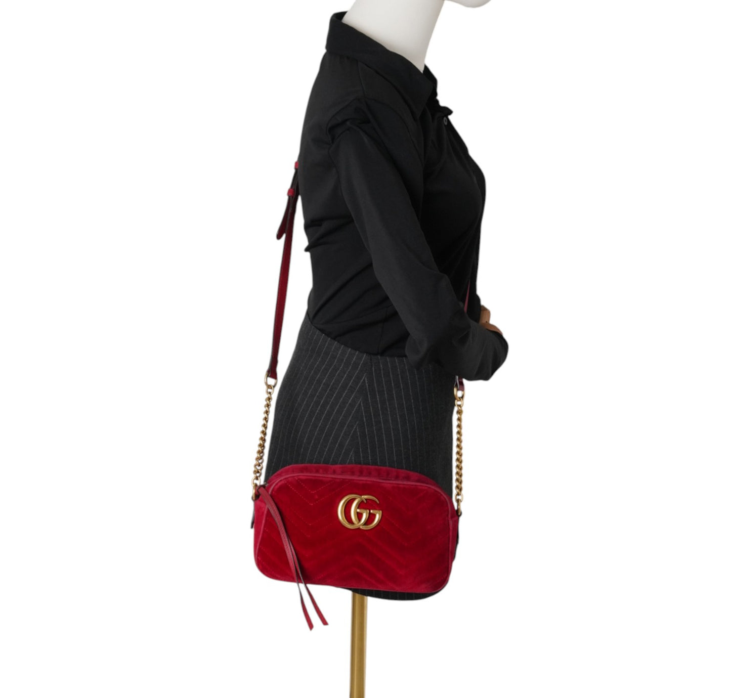 Camera Bag Velluto Rossa