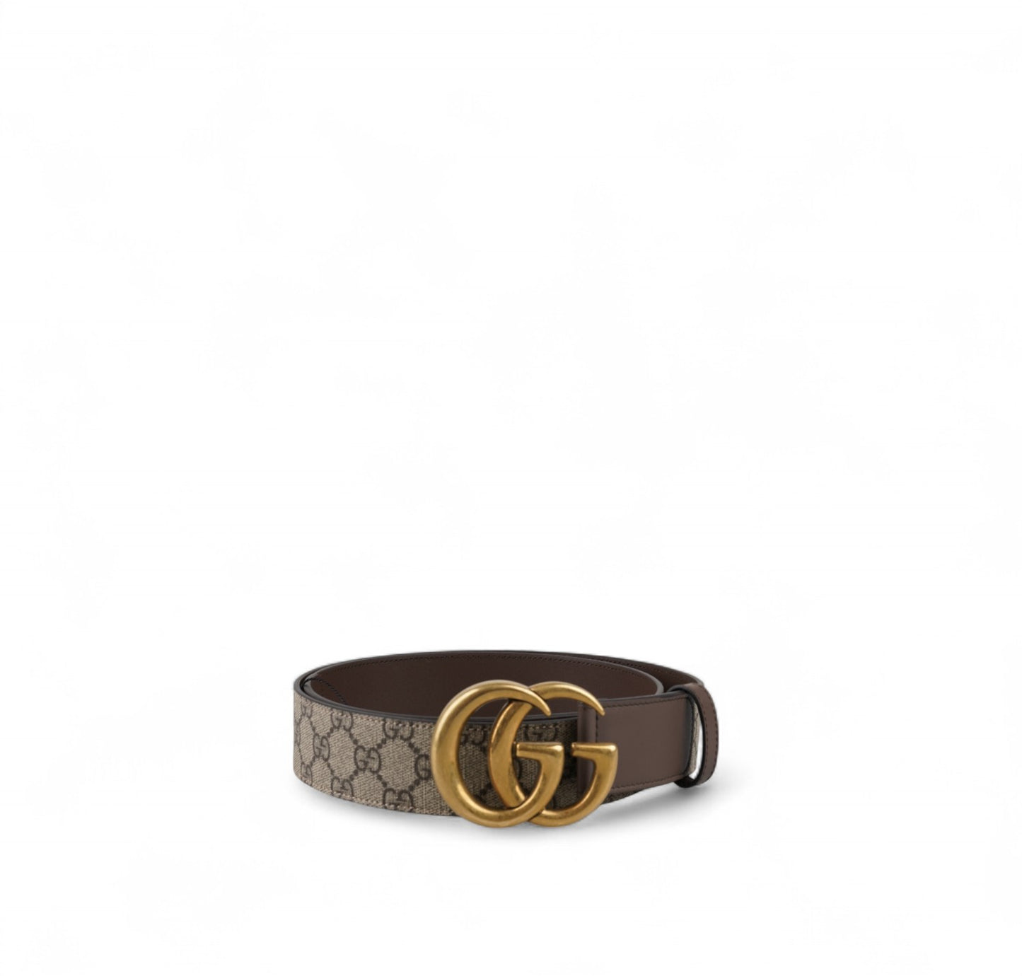 GG Monogram Brown Belt 105