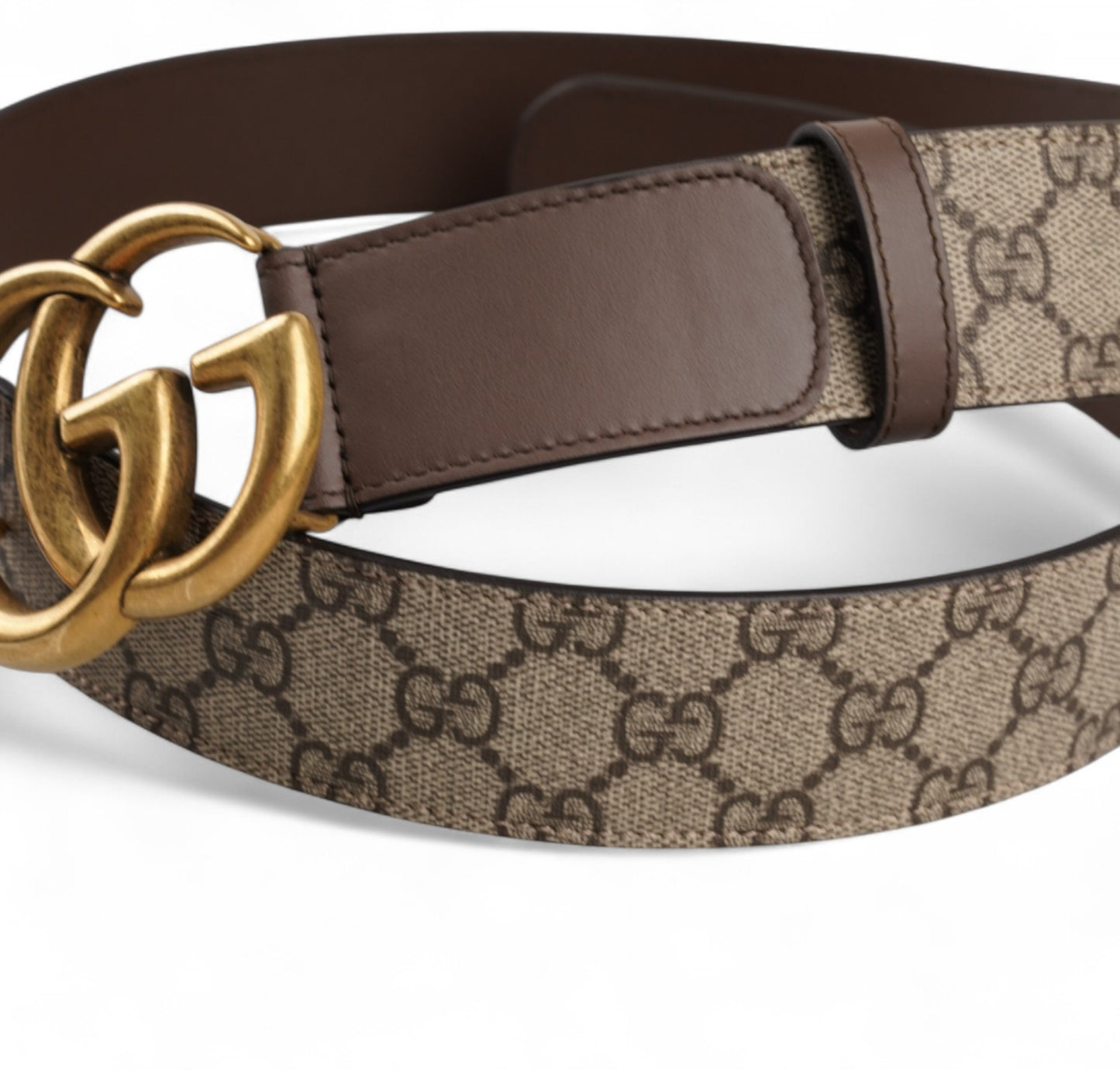 GG Monogram Brown Belt 105