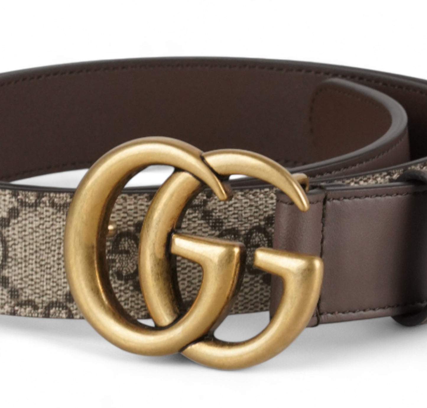 GG Monogram Brown Belt 105
