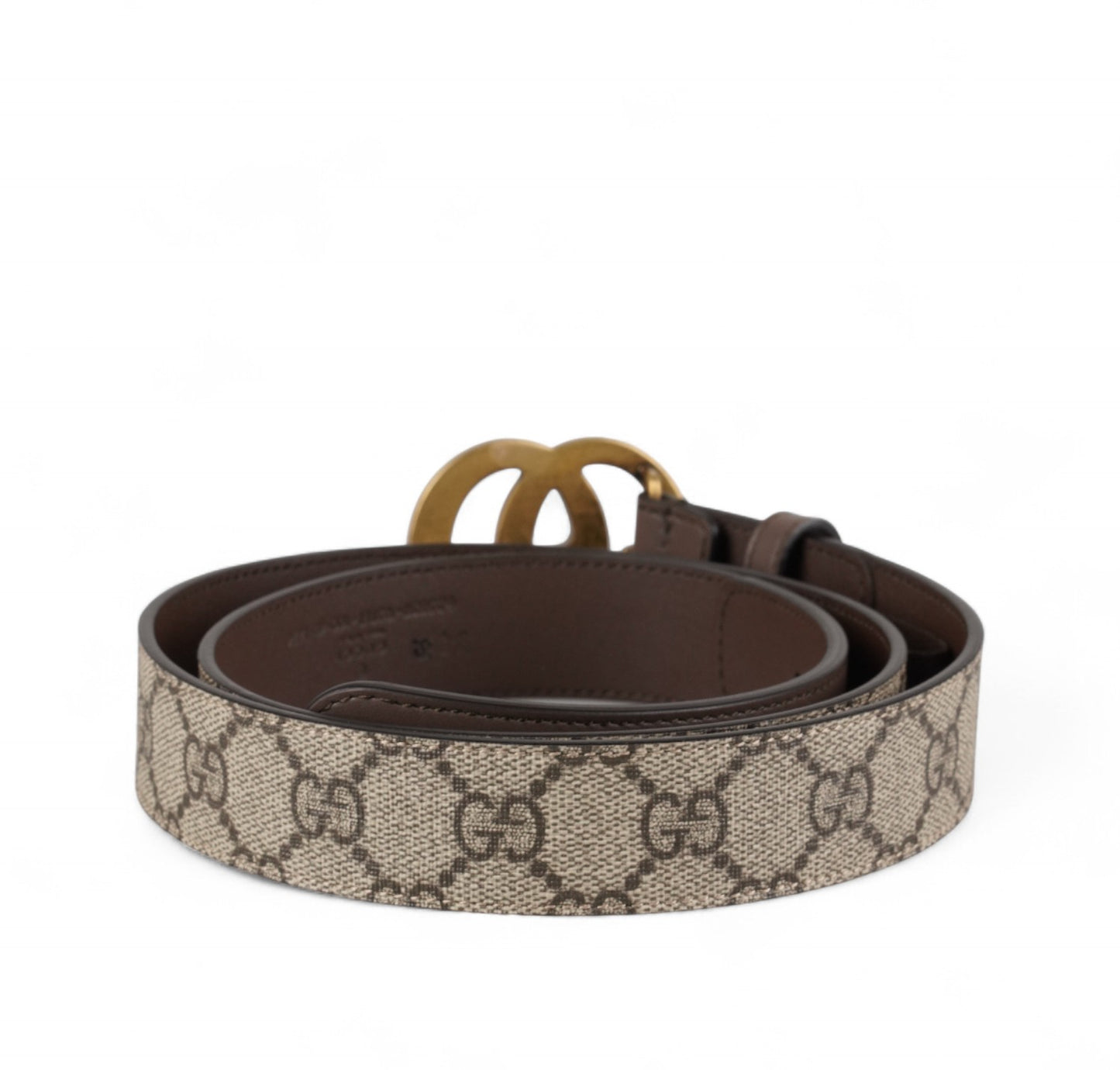 GG Monogram Brown Belt 105