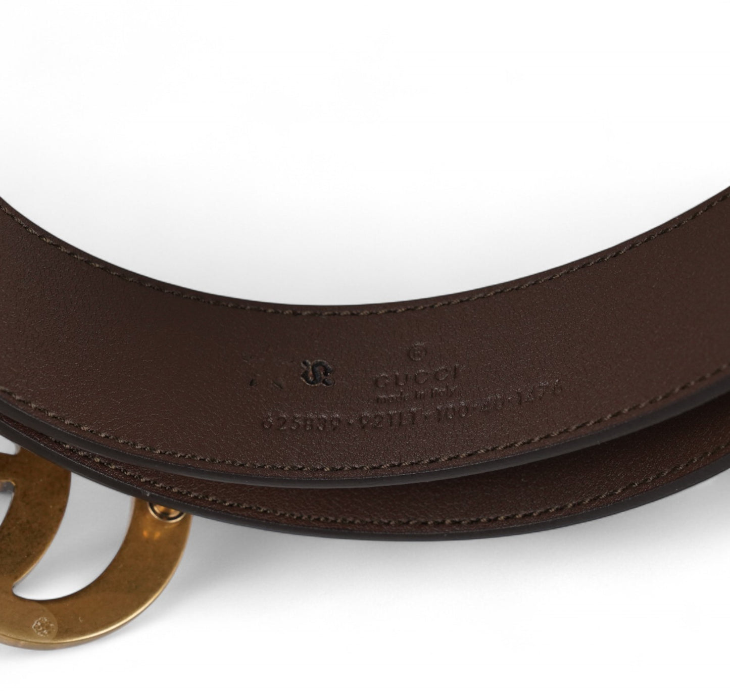GG Monogram Brown Belt 105