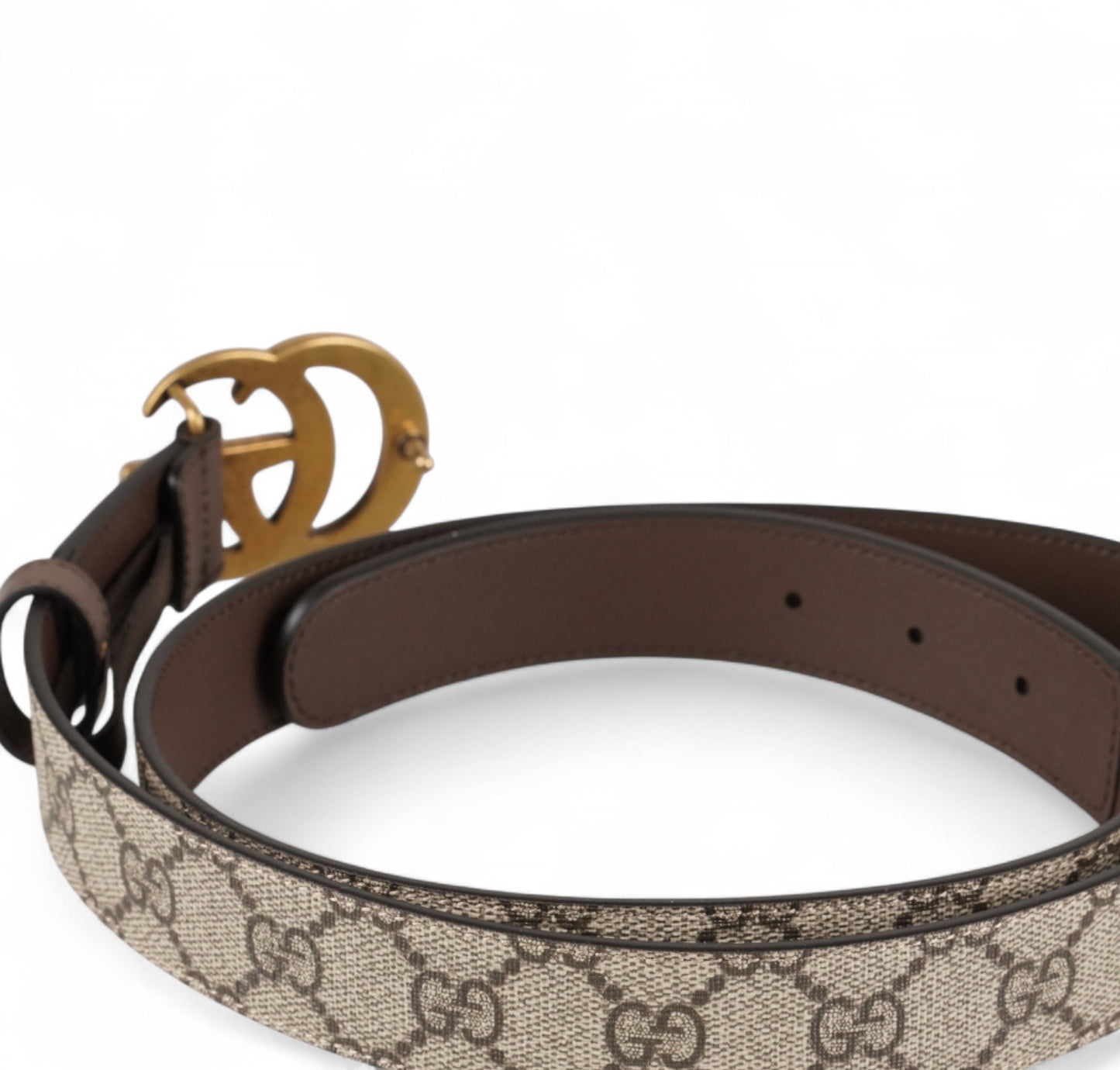 GG Monogram Brown Belt 105