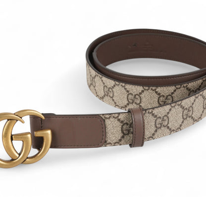 GG Monogram Brown Belt 105