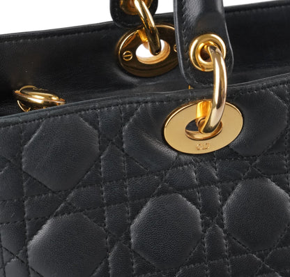 Lady Dior Large Nera