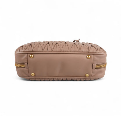 Bauletto in nappa matelassé