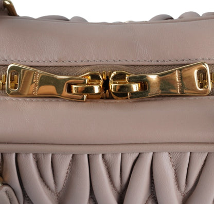 Bauletto in nappa matelassé