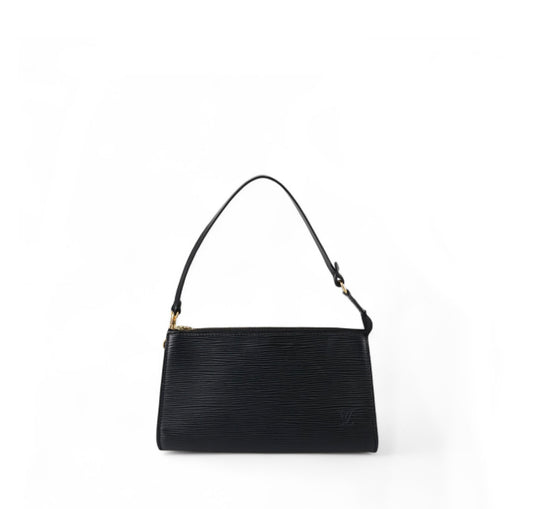 Epi Black Accessory Pouch