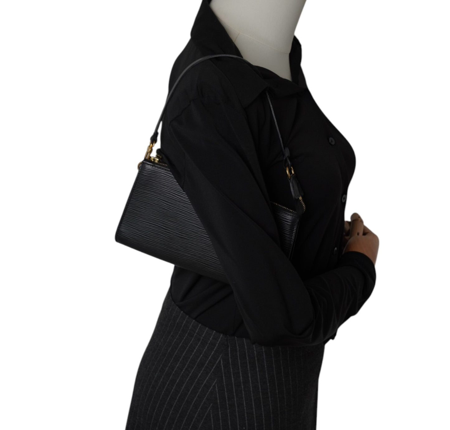 Epi Black Accessory Pouch