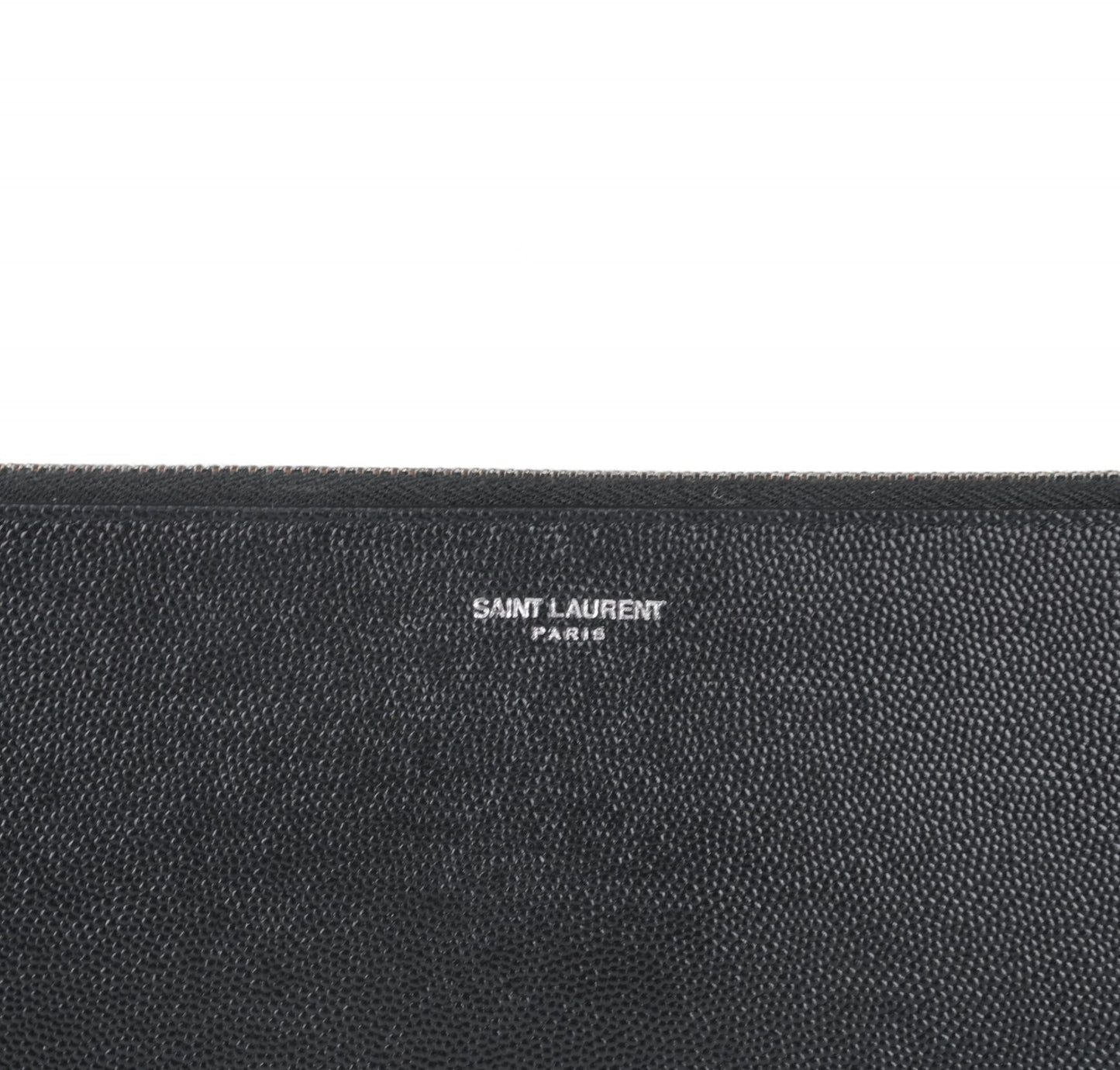 Embossed Leather Clutch
