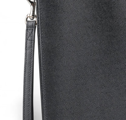 Embossed Leather Clutch