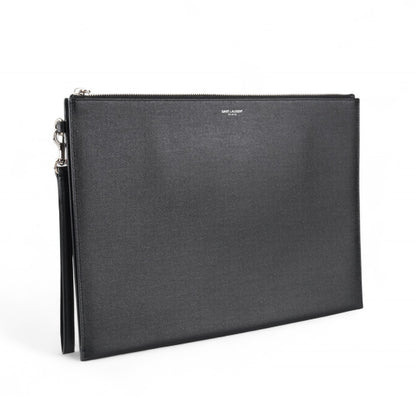 Embossed Leather Clutch