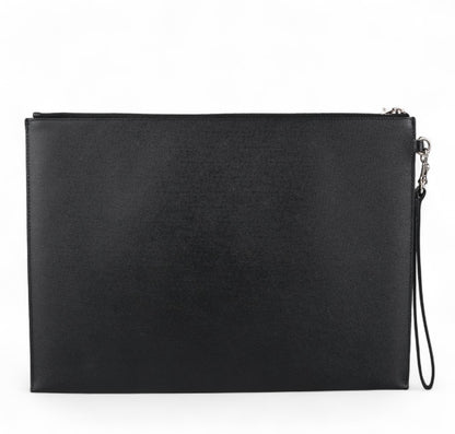 Embossed Leather Clutch