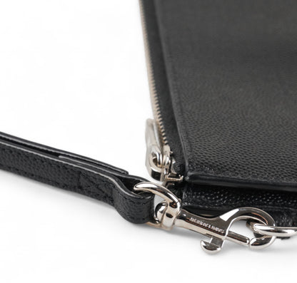 Embossed Leather Clutch