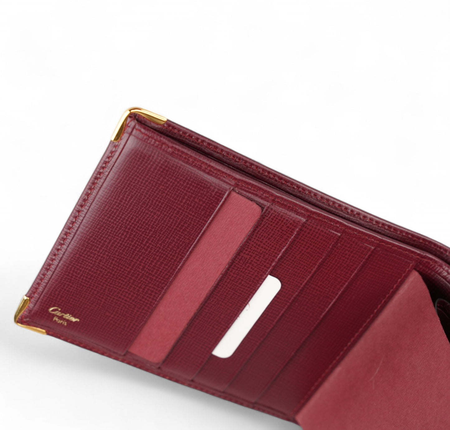 Vintage Bordeaux Wallet