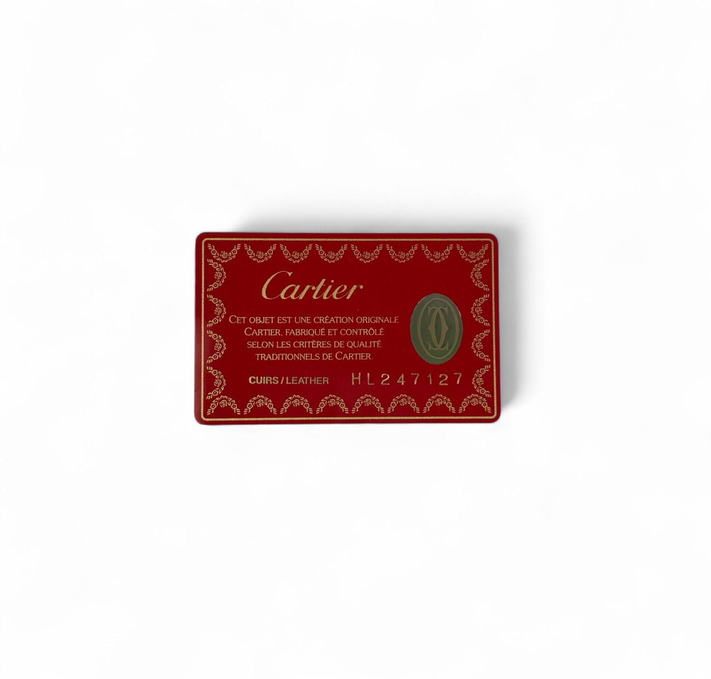 Vintage Bordeaux Wallet