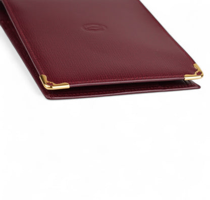 Vintage Bordeaux Wallet