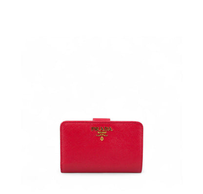 Portafoglio Saffiano Rosso