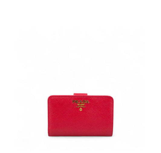 Portafoglio Saffiano Rosso