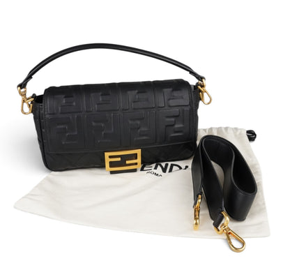 Baguette in Nappa Nera